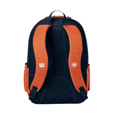 2. Wilson Roland Garros 2026 Team-Rucksack Orange-Marineblau WR8053501001