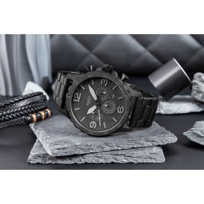 6. FOSSIL Nate JR1401 Herrenuhr + Box