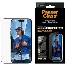 PanzerGlass Ultra-Wide Fit Fastfit Tempered Glass für iPhone 17 / 16 Pro
