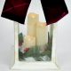3. LED-ADVENTSLATERNE 49 CM WEISS 3 KERZEN