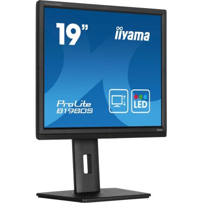 15. iiyama B1980S-B1 Monitor, 19 Zoll, TN-Panel, 1280 x 1024 Pixel, 250 cd/m², HDMI, DisplayPort