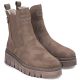 4. Bequeme beige Damen-Stiefeletten mit Keilabsatz Rieker Z8960-25