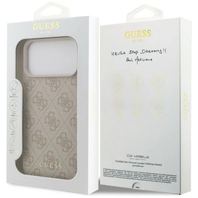 8. Guess 4G Classic Hülle für iPhone 17 Pro Max / 18 Pro Max – Pink