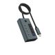 3. ICY BOX IB-HUB1454-C31 USB 3.2 Gen 1 (3.1 Gen 1) Typ-C 10000 Mbit/s Blau, Grau