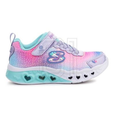 7. Skechers S Lights Flutter Heart Lights Jr 302315-LVMT Schuhe