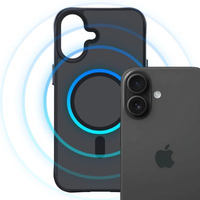 2. 3mk Smoke MagCase Hülle mit MagSafe für iPhone 16 Plus – durchscheinend