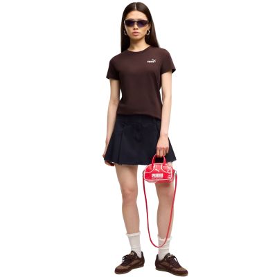 5. Puma Damen ESS Small No. 1 Logo T-Shirt (Größe S), Dunkelbraun, 682373 33