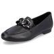 11. Bequeme Lederschuhe mit Kette Remonte W RKR645 schwarz