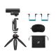 5. Sennheiser MKE 400 MOBILE KIT – Kondensatormikrofon, Superniere, ausgestattet mit einem Tiefpassfilter und einem Manfrotto-Stativ
