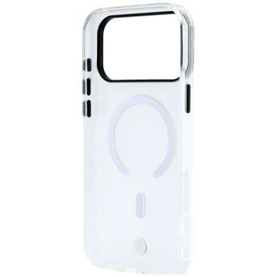 7. BMW Logo-Schutzhülle mit mattiertem IML- und Metalllogo (MagSafe) für iPhone 18 Pro Max / 17 Pro Max – Transparent