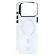 7. BMW Logo-Schutzhülle mit mattiertem IML- und Metalllogo (MagSafe) für iPhone 18 Pro Max / 17 Pro Max – Transparent