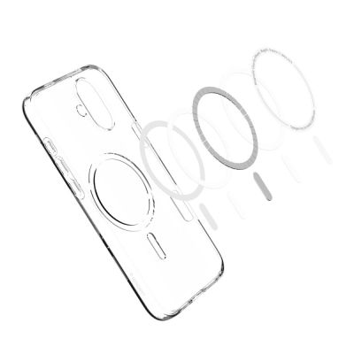 9. Spigen Liquid Crystal Mag Hülle mit MagSafe für iPhone 16 – transparent
