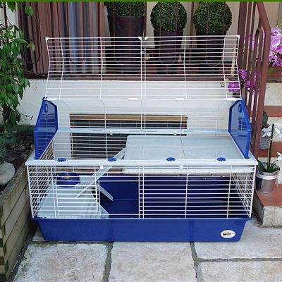 6. FERPLAST Stall 80 - Käfig für Meerschweinchen und Kaninchen
