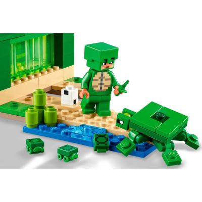 6. LEGO Minecraft 21254 Turtle Beach Haus