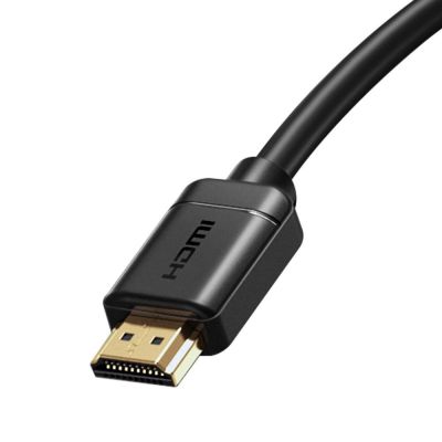 3. Baseus-Kabel HDMI 2.0-Kabel 4K 60 Hz 3D HDR 18 Gbps 1 m schwarz (CAKGQ-A01)