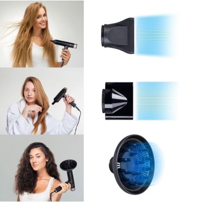14. ELDOM HAARTROCKNER HT270 BRIZO 2000W SUPER-LEISE TECHNOLOGIE 3 LUFTSTÄRKEN, IONISIERUNGS-AUTOREINIGUNGSFUNKTION;