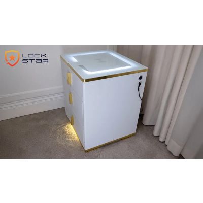 6. Extralink LOCKSTAR ELEKTRONISCHER SAFE, NACHTTISCH MIT INDUKTIVER LADEFUNKTION