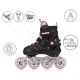 14. Meteor M 34-37 Urbo Rollschuhe Schwarz/Pink