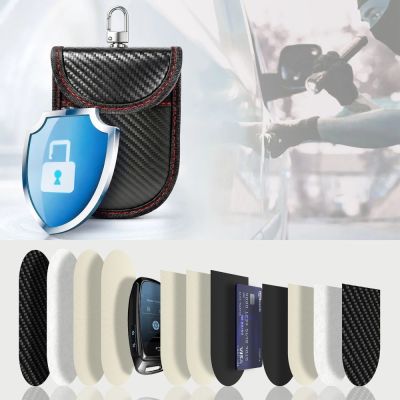 2. Tech-Protect KLR100 RFID-Diebstahlschutzhülle – schwarz und rot