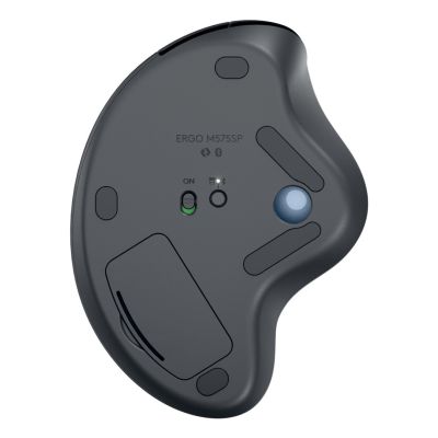 10. Logitech ERGO M575S Graphite Maus
