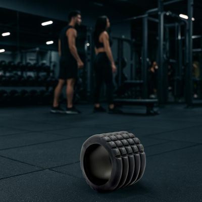 6. SCHWARZE GYMNASTIKFUSSROLLE 14x10CM ENERO FIT