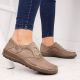 11. Helios W 715 bequeme Lederschuhe, beige 