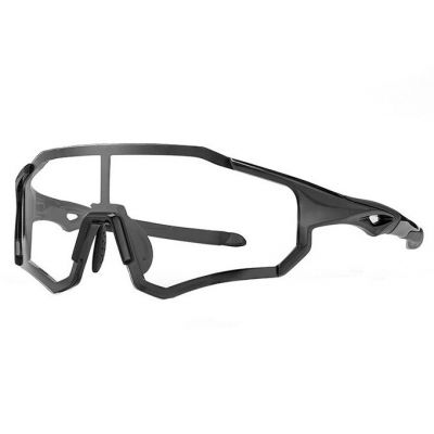 Rockbros 10181 UV400 Photochrome Fahrradbrille - Schwarz