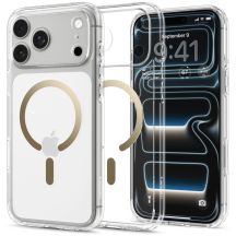 Spigen Ultra Hybrid MagSafe Hülle für iPhone 18 Pro Max / 17 Pro Max – Transparent Gold