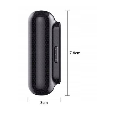 3. GoSpy VOS Q77 2-in-1 Diktiergerät mit Spracherkennung, 8 GB Speicher, 20 Tage Garantie, Schwarz
