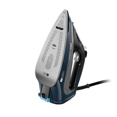 3. Braun TexStyle 9 0127409002 Dampfbügeleisen mit EloxalPlus-Bügelsohle, 3200 W, Dunkelblau