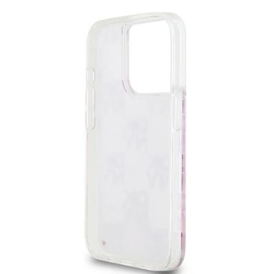 7. DKNY Liquid Glitter Multilogo iPhone 15 Pro Hülle – Pink