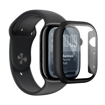5. AmazingThing Radix Displayschutzfolie aus Glas mit Hülle für Apple Watch Series 11 42 mm – Schwarz
