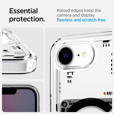 13. Spigen Ultra Hybrid MagSafe Hülle für iPhone 16e / 17e Neo One – Transparent