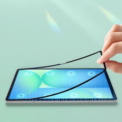 4. Dux Ducis Naad Paperlike Matte Displayschutzfolie für Samsung Galaxy Tab S10 FE Plus – mit schwarzem Rahmen