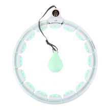 Hula Hoop HMS HHW06 mit Noppen, Gewicht und Zähler grün