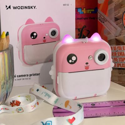 15. Wozinsky WDT-01 Thermodruckerkamera für Kinder, Pink