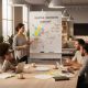 21. ERGO OFFICE Mobile Whiteboard-Tafel, vertikal, weiß, einseitig, mit Ablage, Tafelabmessungen 1190 x 790 mm ER-3