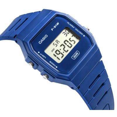 3. CASIO Unisex-Uhr F-91WB-2A1EF + Box