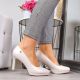 2. Perlbeige Plateaupumps W Sergio Leone
