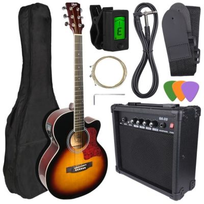 V-TONE EAG SET SB elektroakustische Gitarre + Verstärker