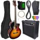 V-TONE EAG SET SB elektroakustische Gitarre + Verstärker
