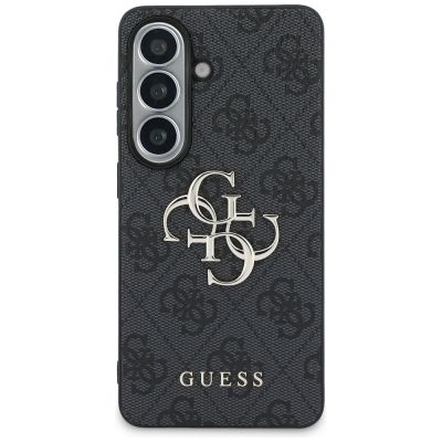 3. Guess 4G Big Metal Logo Hülle für Samsung Galaxy S26 Plus - Schwarz