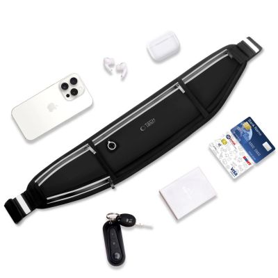 4. Tech-Protect M3 Universal Sport Hüfttasche – schwarz
