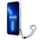 5. Guess GUHCP13MHTSGSB iPhone 13 6.1 "blau / blau Hardcase Translucent Stap