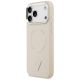 2. Guess MagSafe-Hülle mit Dreieckslogo für iPhone 17 Pro – Beige