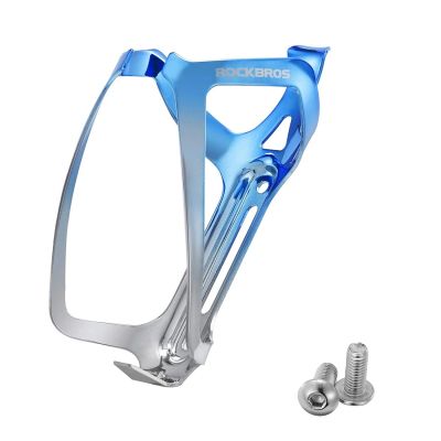 Rockbros RKL02 Flaschenhalter aus Aluminium – Blau und Silber