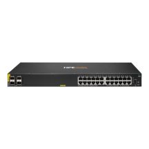 HPE Aruba Networking CX 6000 24p 10M/100M/1G Class4 PoE 4p SFP 1G 370W Managed Switch L3 Gigabit Ethernet (10/100/1000) PoE-Unterstützung 1U