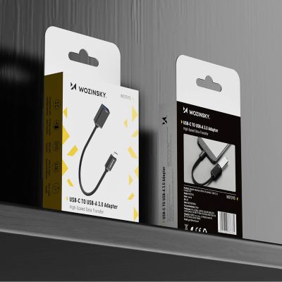 9. Wozinsky WOTGY1S USB-C 3.0 (männlich) - USB-A 3.0 (weiblich) OTG Adapter - Schwarz