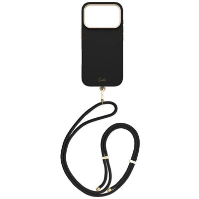 2. Uniq Coehl Mirelle Magnetische Ladehülle für iPhone 17 Pro – Schwarz