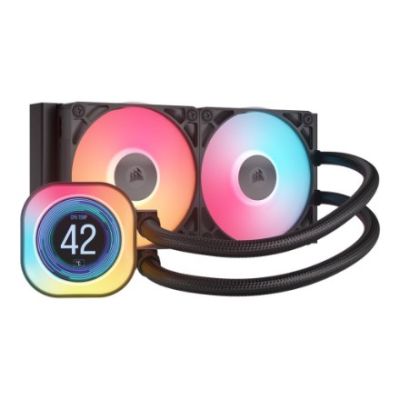 7. CORSAIR WAK iCUE LINK TITAN 240 RX LCD AIO 240mm Wasserkühlung